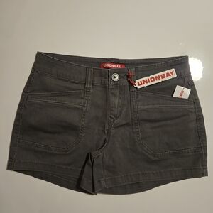 UNIONBAY NWT Women's Galaxy Grey Delaney Jean Shorts